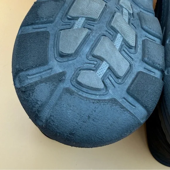 Skechers Relaxed Arch Fit Slip-Ins Motley Leather Milo Black Sneakers Men’s 13WW - Picture 9 of 10